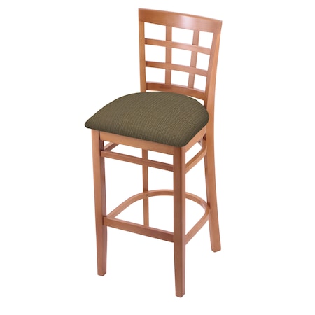 Holland Bar Stool Co 30" Bar Stool, Medium Finish, Graph Cork Seat 313030Med017